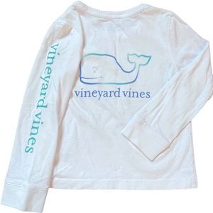 Vineyard Vines youth pocket long sleeved Whale T-shirt.